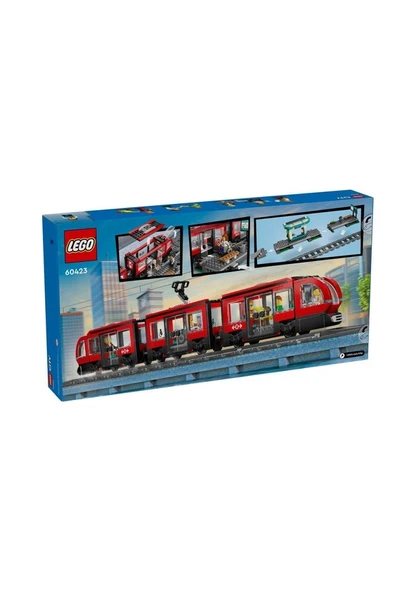 Lego City Şehir Merkezi Tramvay İstasyonu 60423 Lisanslı Ürün - 2