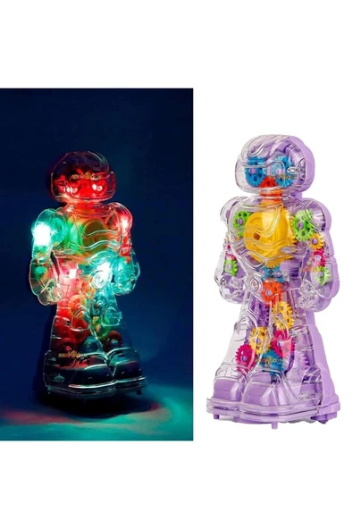 Angel Of Life Sesli ve Işıklı 360 Derece Dönen Oyuncak Robot - 2