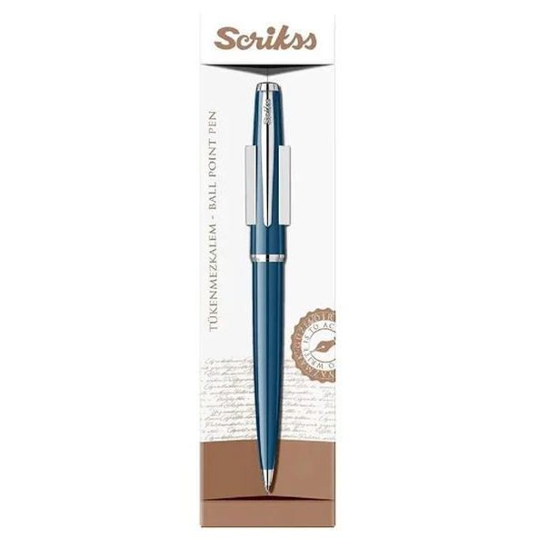 SCRIKSS TUKENMEZ KALEM LACIVERT KARTON KUTU (33) ürün görseli