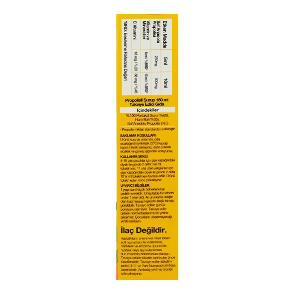 Bee'o Up Propolis Ballı Çocuk Şurubu 150 ml - 2