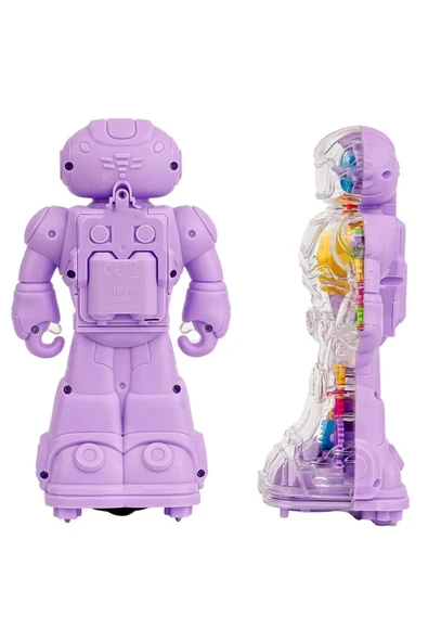 Angel Of Life Sesli ve Işıklı 360 Derece Dönen Oyuncak Robot - 3