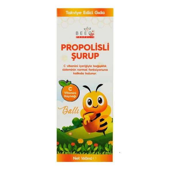 Bee'o Up Propolis Ballı Çocuk Şurubu 150 ml