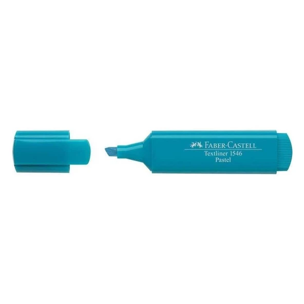 Faber Castell Fosforlu Kalem 1546 Pastel Turkuaz - 10 Adet