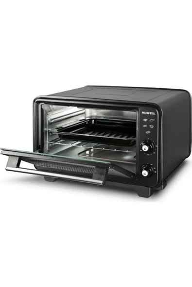 Kumtel Kf-6135 Elektirikli Mini Fırın Siyah 1420W  3 Programlı Pişirme Ayarlanabilir Termostat 32 L (TEŞHİR) - 3