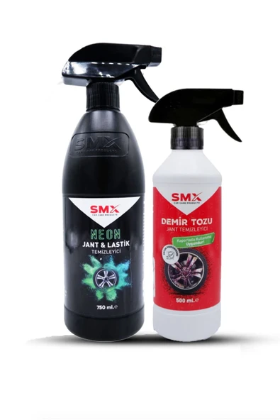 SMX Demir Tozu & Jant Temizleyici 500 ml Neon Jant & Lastik Temizleyici 750 Ml.