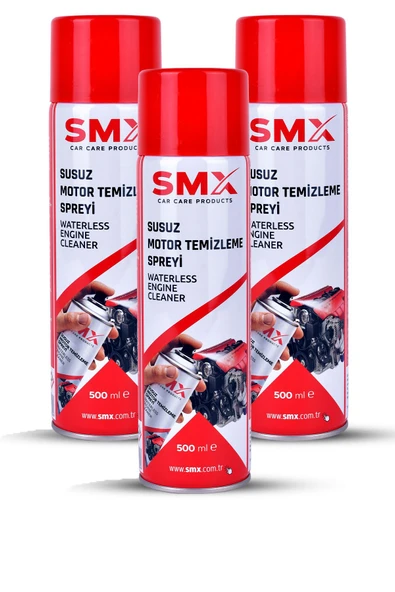 SMX Susuz Motor Temizleme Ve Koruma Spreyi (3X500ML) 3 Adet ürün görseli 1