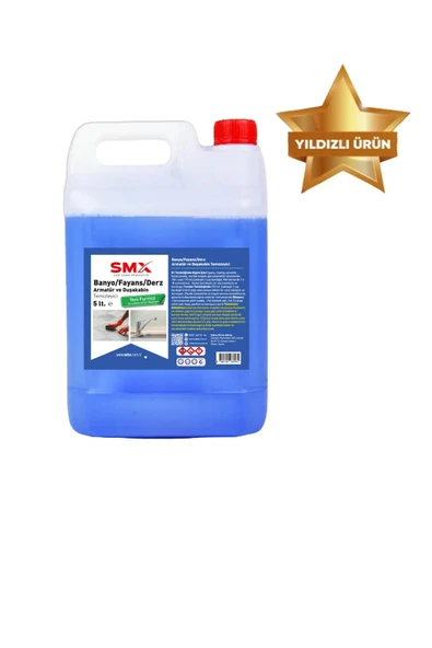 SMX Banyo-Fayans-Derz-Armatür ve Duşakabin Temizleyici 5 Lt.