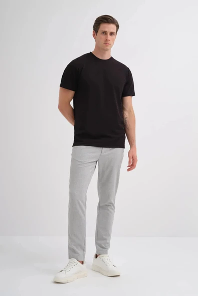 Cazador CAZ 4047 BIS YK T-SHIRT SİYAH - 1