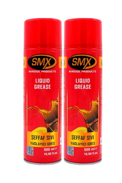 SMX Sıvı Gres Yağlama Spreyi 500 Ml 2 Adet