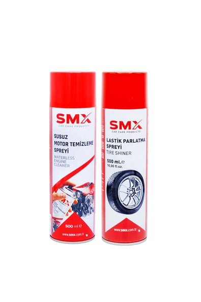 SMX Susuz Motor Temizleme Spreyi / Lastik Parlatma Spreyi ürün görseli 1