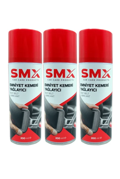 SMX 3 Adet Emniyet Kemeri Yağlayıcı (200 Ml)