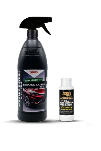 SMX Seramik Katkılı Hızlı Ve Pratik Cila - 3'ü 1 Arada (CİLA-BOYA KORUMA-HARE GİDERİCİ) ürün görseli 1