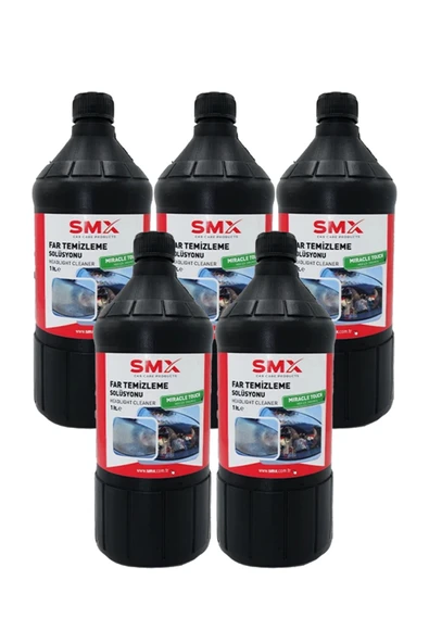 SMX Far Temizleme Solüsyonu 5 Adet (5X1LT)