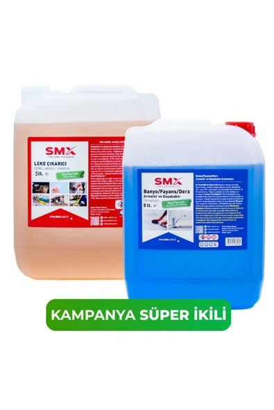 SMX Banyo Fayans Derz Temizleyici (5 Lt) / Genel Amaçlı Temizlik Ürünü (5 Lt)