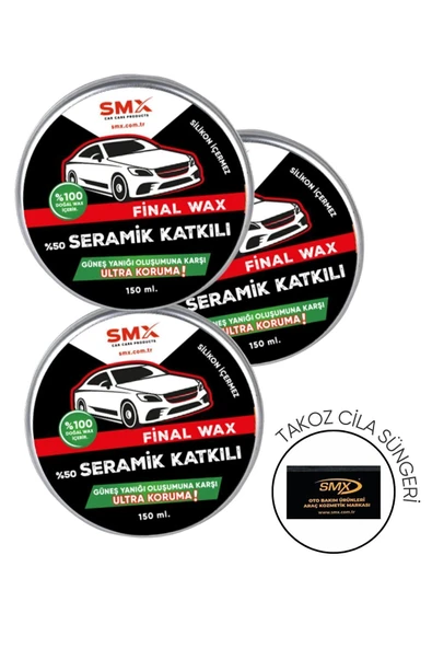 SMX Final Wax ( Seramik Katkılı) 150 gr 3 Adet ürün görseli