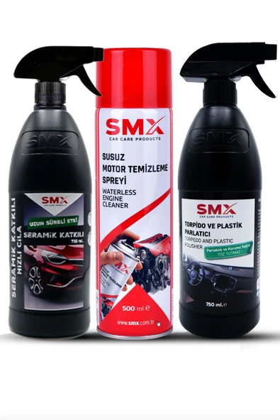SMX Seramik Cila / Hızlı Cila / Pratik Cila / Susuz Motor Temizleme Spreyi / Torpido Parlatıcı / Pla ürün görseli 1