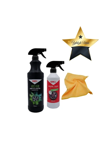 SMX Demir Tozu & Jant Temizleyici Neon Jant & Lastik Temizleyici 750ml ürün görseli 1