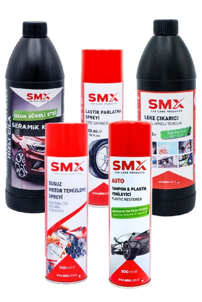 SMX Susuz Motor Temizleme Spreyi / Torpido Yenileyici / Plastik Yenileyici / Tampon Yenileyici / La ürün görseli 1