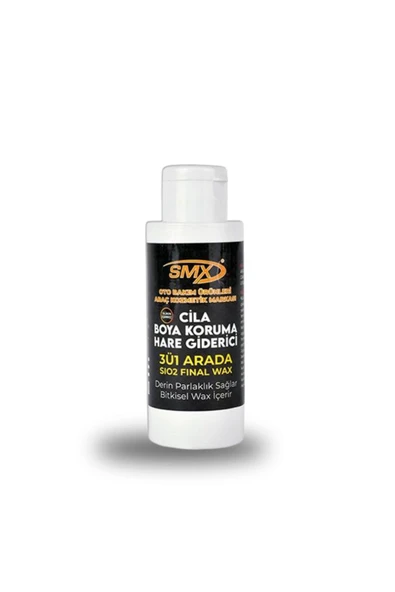 SMX Final Wax 150 ml 3'ü 1 Arada Cila-boya Koruma-hare Giderici 100 ml Hediye Takoz Cila Süngeri - 3