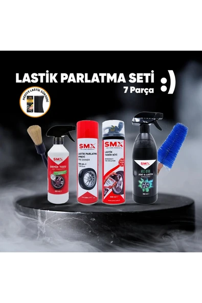 SMX Lastik Parlatma Seti 7 Parça ürün görseli 1