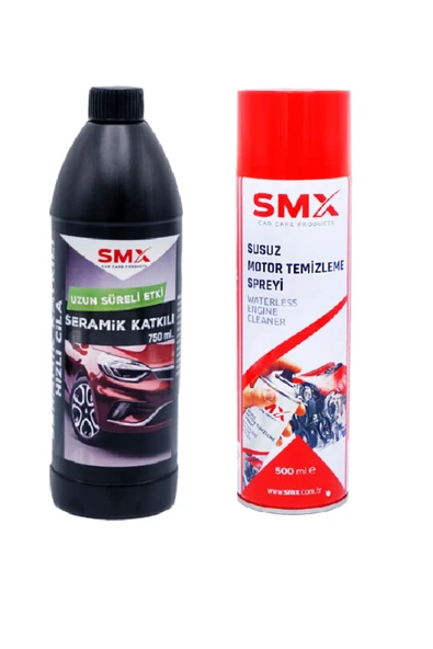 SMX Susuz Motor Temizleme Ve Koruma Spreyi 500 ml - Seramik Katkılı Hızlı Ve Pratik Cila ürün görseli 1