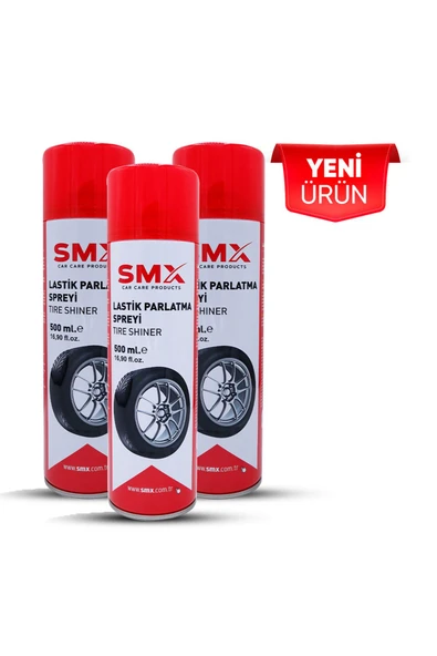 SMX Lastik Parlatma Spreyi 500 ml 3 Adet ürün görseli 1