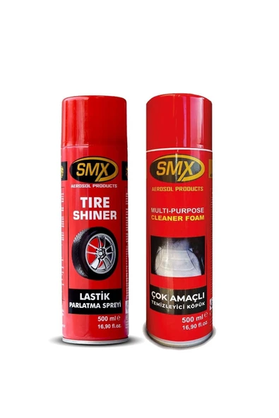 SMX Çok Amaçlı Temizleyici Köpük Sprey Lastik Parlatma Spreyi ürün görseli 1