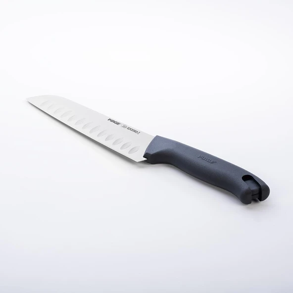 Pirge Gastro Santoku Bıçağı Oluklu Gri 17 Cm 37168 - 4