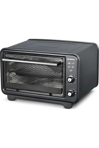 Kumtel Kf-6135 Elektirikli Mini Fırın Siyah 1420W  3 Programlı Pişirme Ayarlanabilir Termostat 32 L (TEŞHİR)