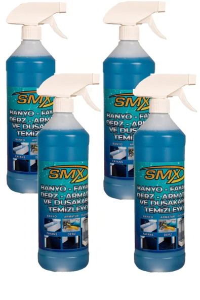 SMX Inox Derz Fayans Banyo Temizlik Spreyi 4 Adet