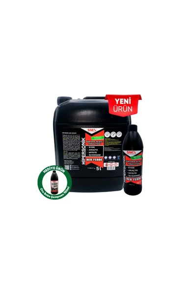 SMX Hipersonik - Dünyanın En Hızlı Temizleyicisi 5 Kg Dünyanın En Hızlı Temizleyicisi 750 ml