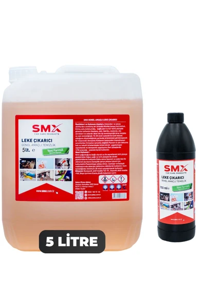 SMX Nano Çok Amaçlı Genel Temizlik Sıvısı 5 Lt - 750 ml