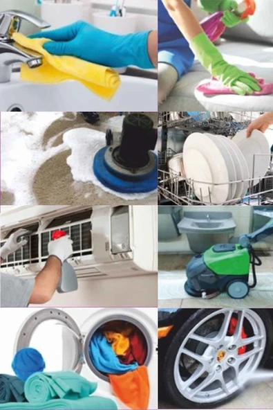 SMX Banyo Fayans Derz Temizleyici (5 Lt) / Genel Amaçlı Temizlik Ürünü (5 Lt) - 3