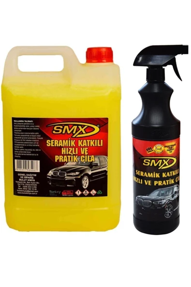 SMX Seramik Katkılı Hızlı Ve Pratik Cila 5 Lt 1 Adet Şişe