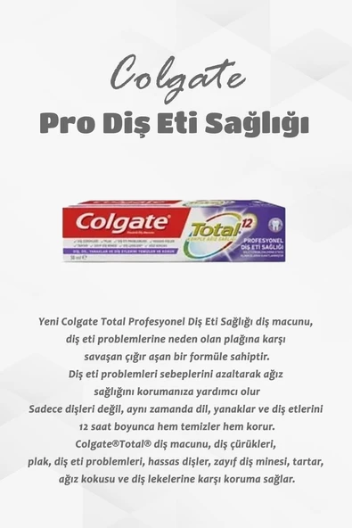 11 Al 9 Öde Total Pro Diş Eti Sağlığı Diş Macunu 50 ml - Resim 2