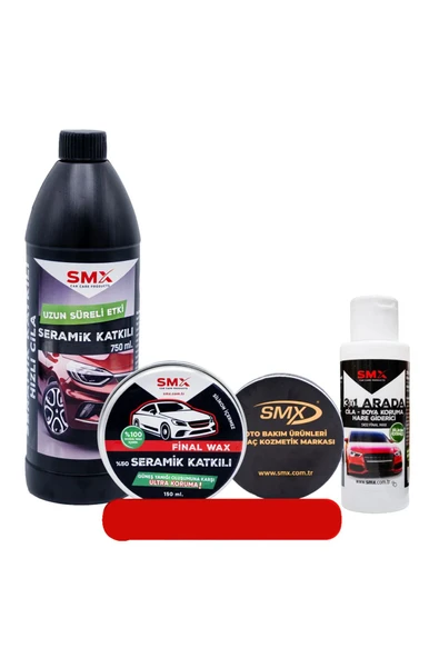 SMX Final Wax 150 Gr/ Seramik Katkılı Hızlı Cila Pratik Cila/3'ü 1 Arada Hare Giderici