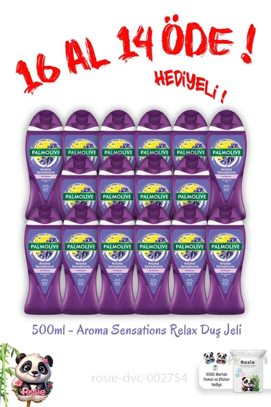 16 Al 14 Öde Aroma Sensations Relax Duş Jeli 500 Ml - 1