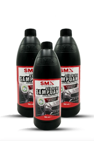 SMX Oto Bebe Şampuanı 750 ml 3 Adet