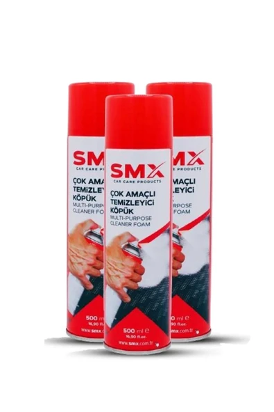 SMX 3 Adet Çok Amaçlı Temizleyici Köpük Sprey
