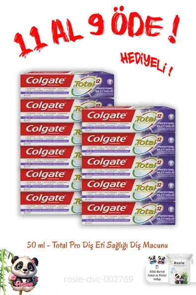 11 Al 9 Öde Total Pro Diş Eti Sağlığı Diş Macunu 50 ml ürün görseli