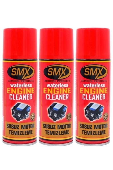 SMX Susuz Motor Temizleme Spreyi 200 ml 3 Adet