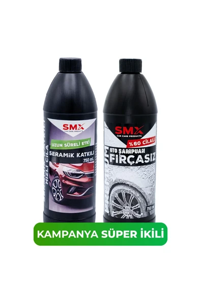 SMX Seramik Cila / Hızlı Cila / Pratik Cila / %40 Cilalı Oto Şampuanı ürün görseli 1