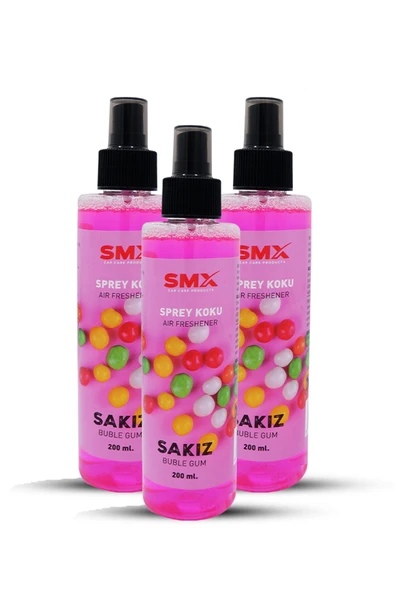 SMX Sakız Oto Kokusu 200 mL. 3 Adet