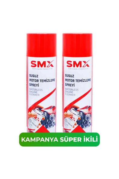 SMX Susuz Motor Temizleme Spreyi 2 Adet (2x500 Ml)