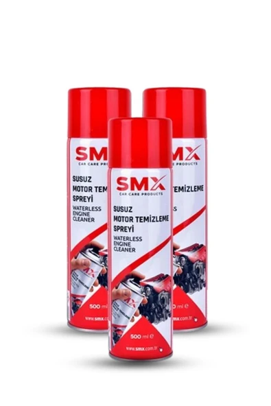 SMX Susuz Motor Temizleme Spreyi 3 Adet (3x500 Ml)