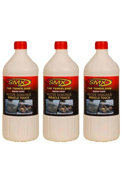 SMX Buharlı Araba Far Temizleme Sıvısı 3 litre