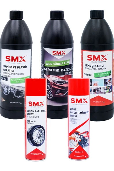 SMX Susuz Motor Temizleme Spreyi / Seramik Cila / Hızlı Cila / Pratik Cila / Nano Genel Amaçlı Temi