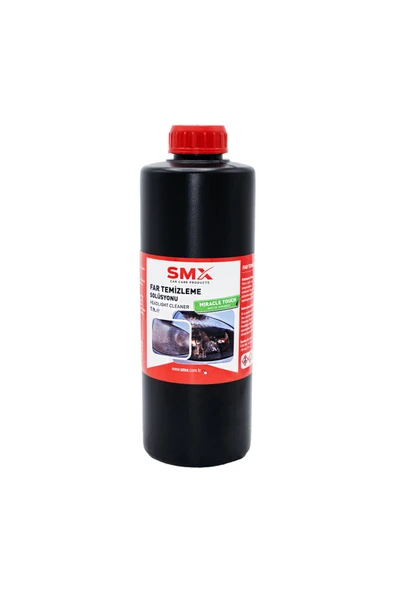 SMX Buharlı Araba Far Temizleme Sıvısı 1 Litre ürün görseli