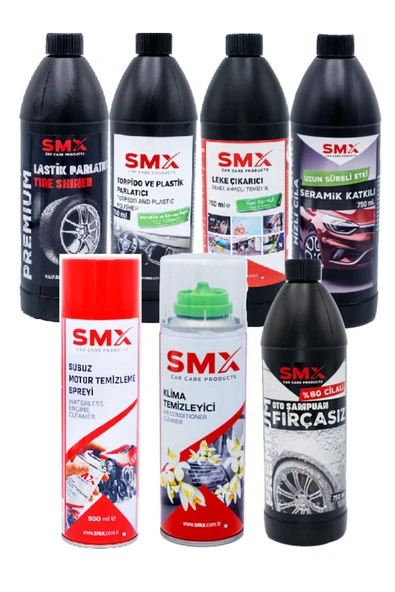 SMX Susuz Motor Temizleme Spreyi / Seramik Cila / Hızlı Cila / Pratik Cila / Torpido Parlatıcı / Pl ürün görseli 1