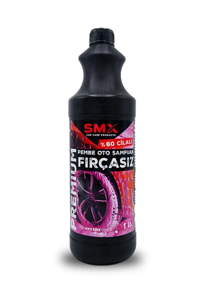 SMX Pembe %60 Cilalı Fırçasız Oto Şampuanı 1lt.